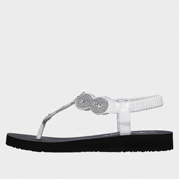 Skechers MEDITATION - STARS & SPARKLE -Rhinestone Slingback Thong womens - Picture 5 of 5